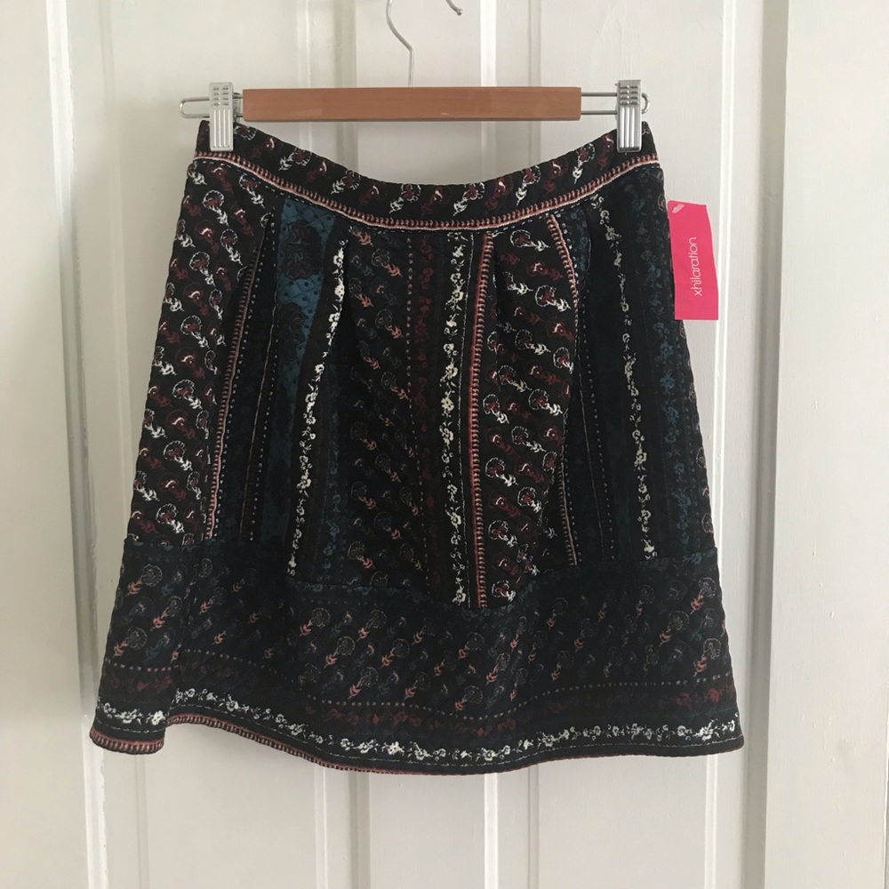 🌋 Xhileration Quilted Skirt